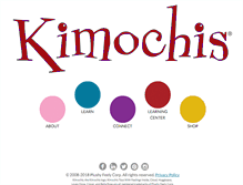 Tablet Screenshot of kimochis.com